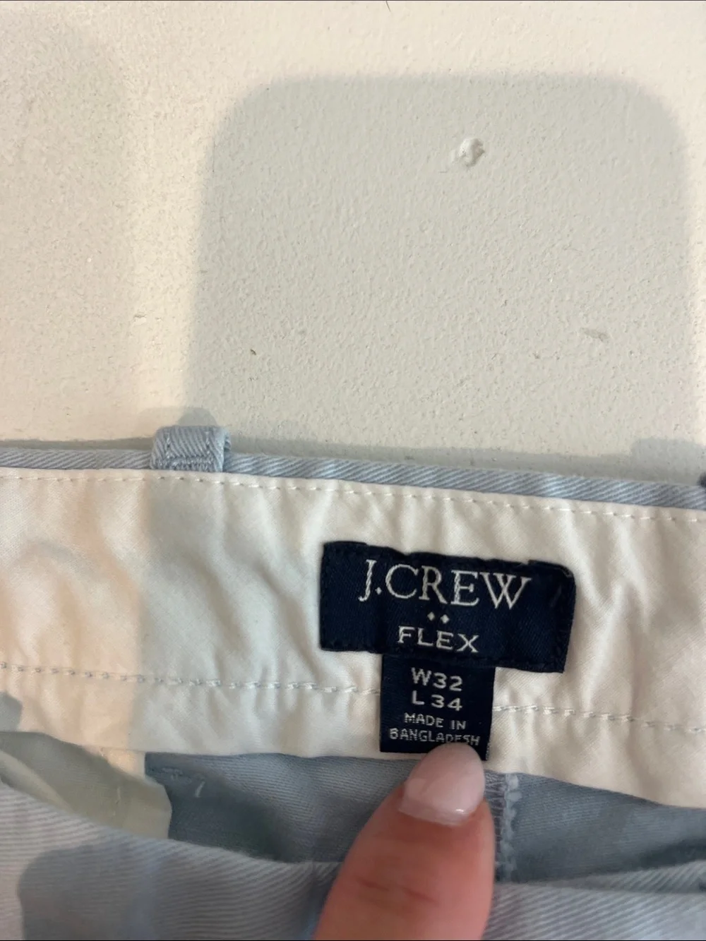 J. Crew Light Blue Men's Chinos - Straight Fit